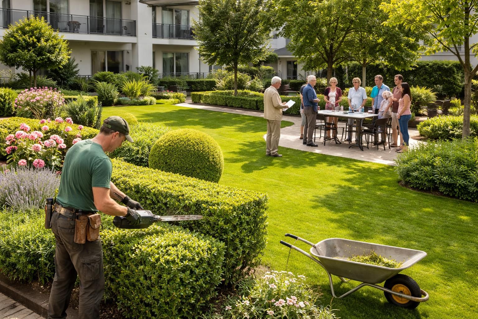 découvrez les obligations légales et les bonnes pratiques pour l'entretien des espaces verts en copropriété afin d'assurer un cadre de vie agréable et respectueux pour tous les résidents.