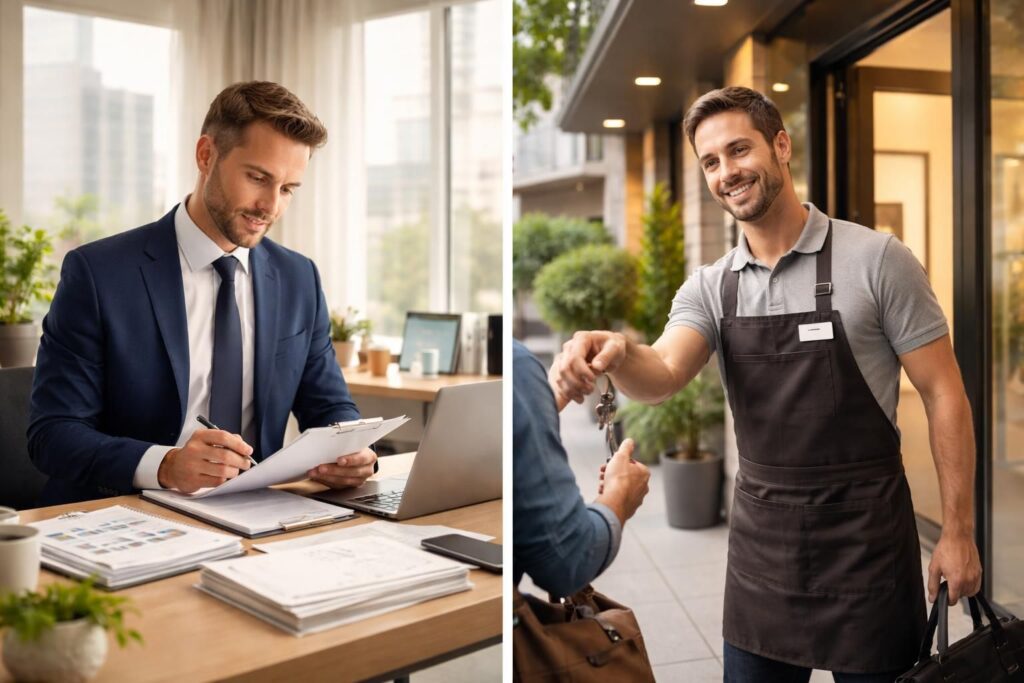 découvrez les différences entre la gestion locative et la conciergerie pour optimiser la gestion de vos biens immobiliers.