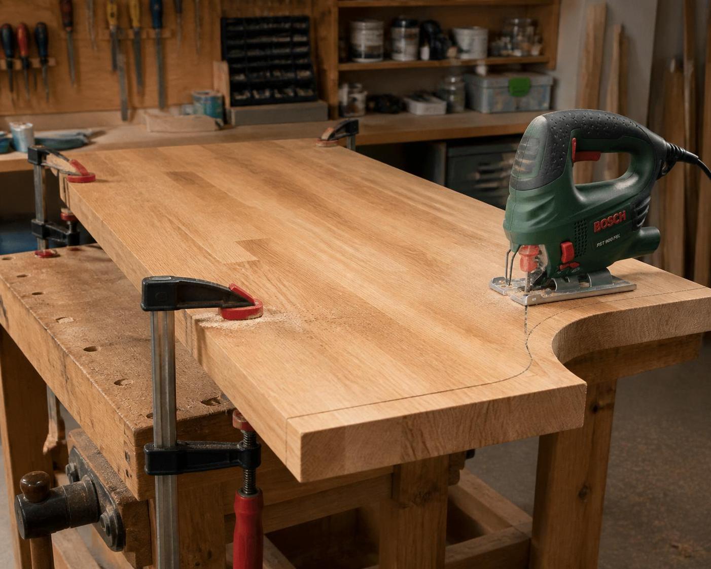 découvrez nos astuces pour une découpe de plan de travail sur mesure, garantissant un rendu précis et durable pour votre cuisine ou atelier.