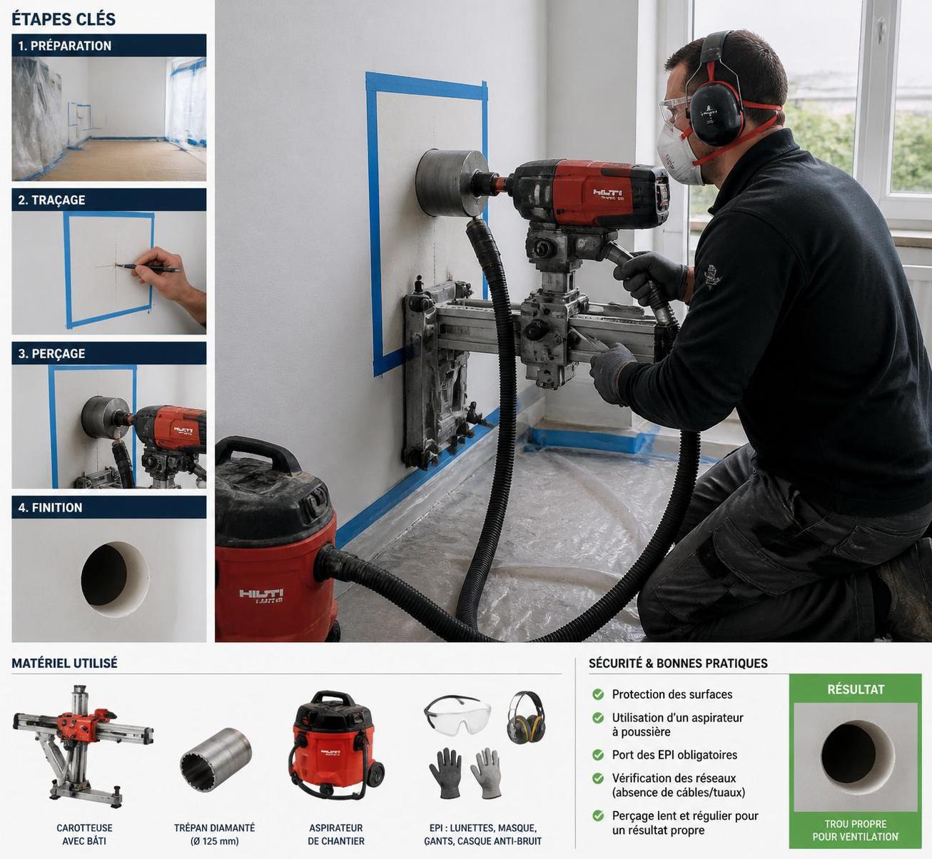 découvrez les étapes clés pour faire un trou dans un mur afin d'installer une ventilation efficacement et en toute sécurité. suivez notre guide pratique pour réussir vos travaux.