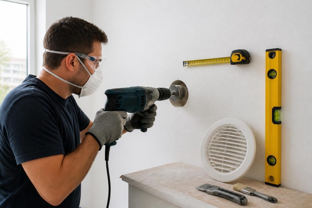 découvrez les étapes essentielles pour faire un trou dans un mur en vue d'installer une ventilation, en respectant les règles de sécurité et les bonnes pratiques.