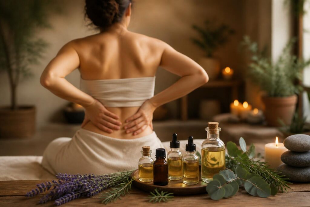 découvrez comment les huiles essentielles peuvent soulager naturellement le mal de dos grâce à des synergies efficaces et des astuces bien-être simples.