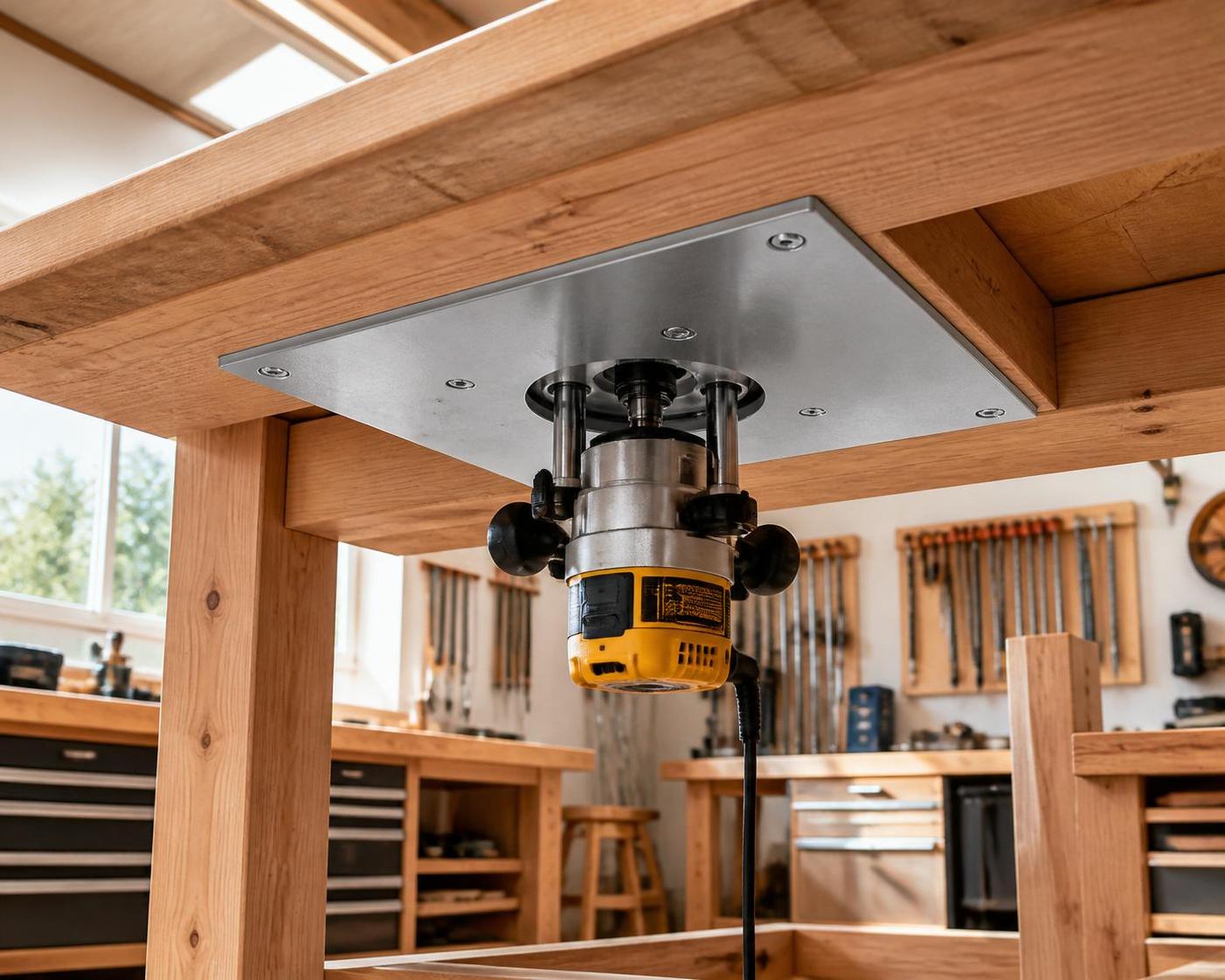 découvrez comment une plaque défonceuse sous table optimise la stabilité de votre outil pour réaliser des découpes précises et améliorées en toute simplicité.