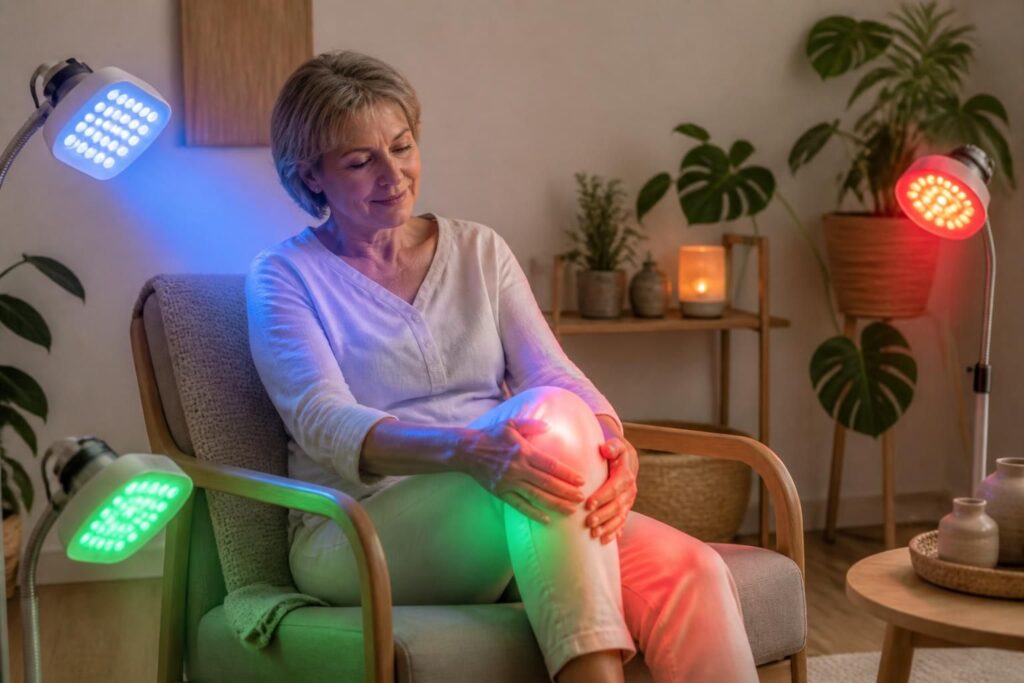 découvrez comment la chromothérapie peut soulager l'arthrose en utilisant des lumières spécifiques pour apaiser vos articulations douloureuses et améliorer votre bien-être.