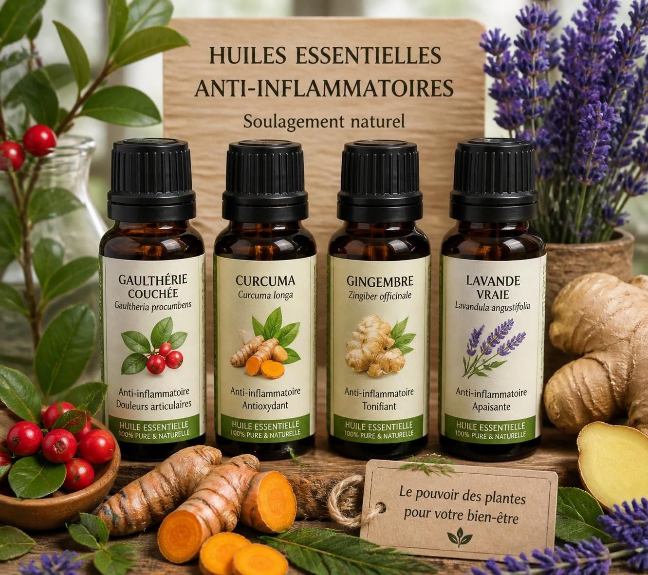 découvrez les huiles essentielles anti-inflammatoires les plus puissantes pour apaiser rapidement les douleurs et inflammations. guide complet pour choisir celle qui vous convient.