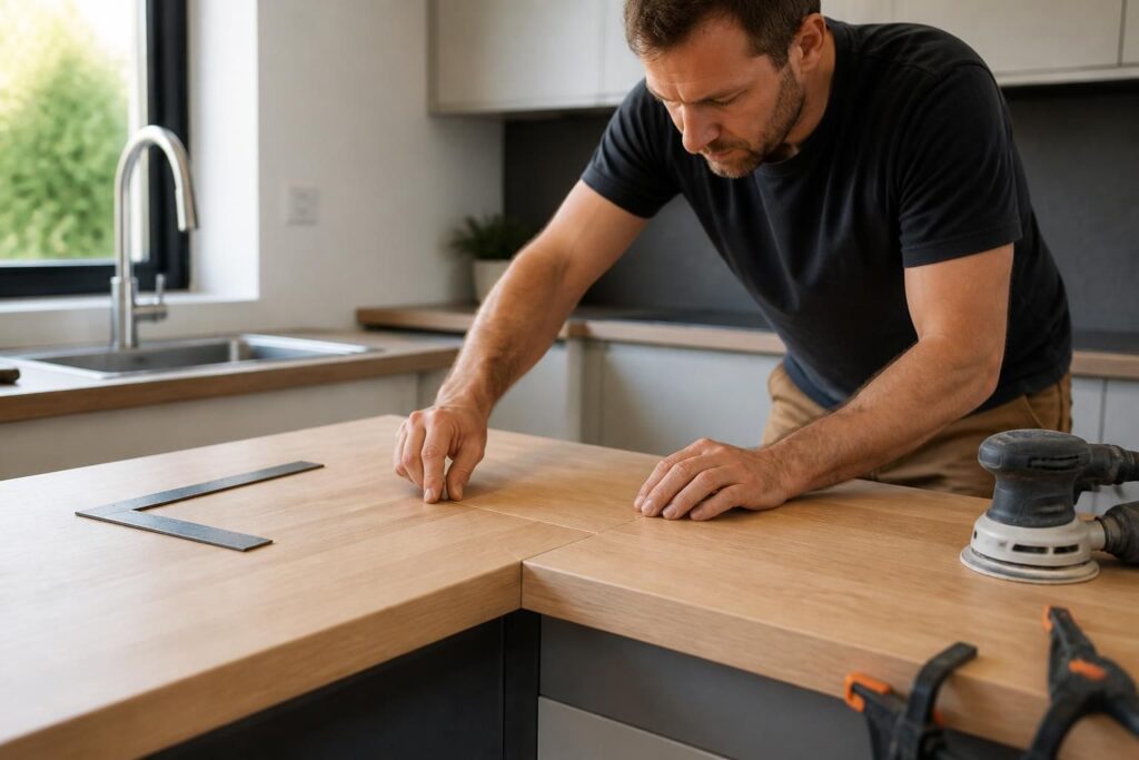 découvrez nos astuces pratiques pour assembler un plan de travail en angle et réussir une jonction parfaite, alliant solidité et esthétisme dans votre cuisine.