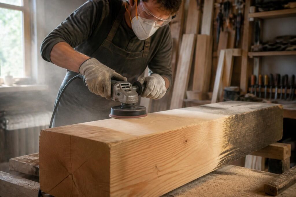 découvrez comment poncer une poutre avec une meuleuse grâce à nos astuces pratiques pour un résultat lisse et impeccable, idéal pour vos projets de rénovation et décoration.