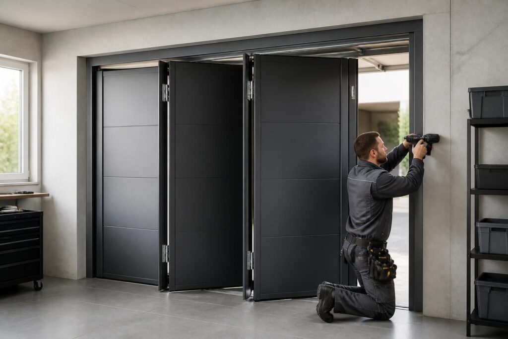découvrez les avantages d'une porte de garage pliante 3 vantaux et apprenez comment l'installer facilement pour optimiser l'espace et la sécurité de votre garage.