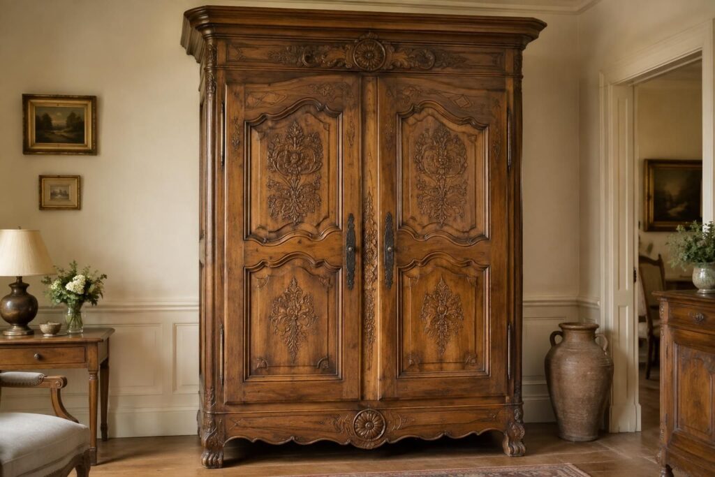 apportez charme et authenticité à votre intérieur avec une armoire normande : un meuble de caractère qui allie élégance, tradition et rangement.