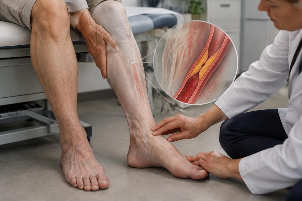 découvrez les signes d’une artère bouchée dans la jambe : douleur, froideur, changement de couleur ou engourdissement, et sachez quand consulter.